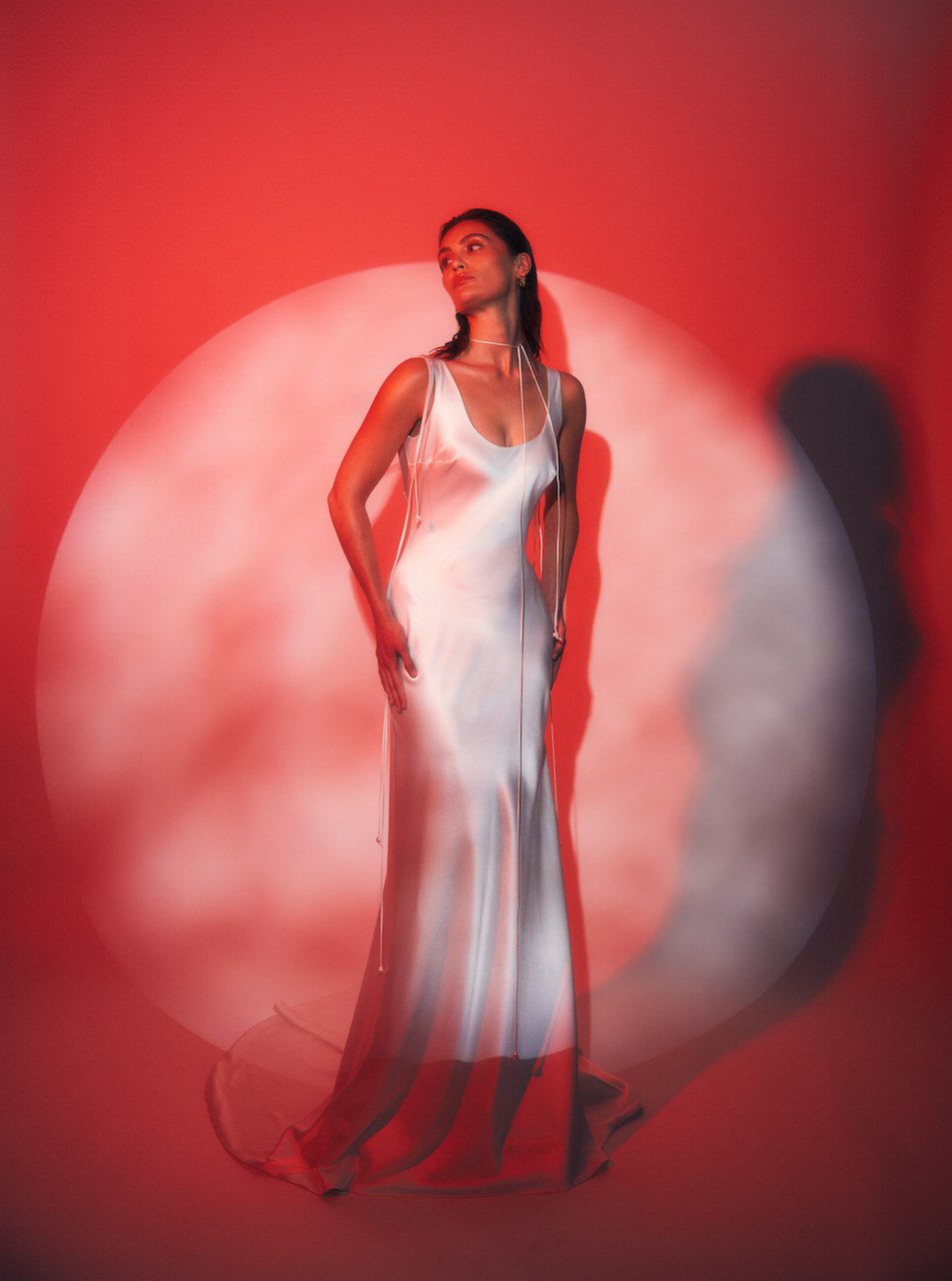 Sensuelle collection gown detail by L'eto Bridal