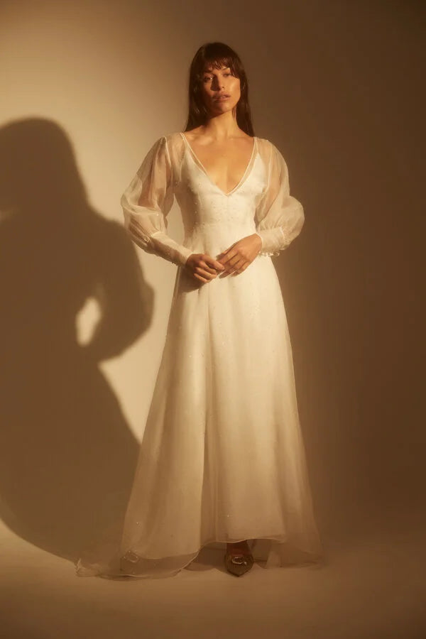 S L O W collection wedding gown by L'eto Bridal
